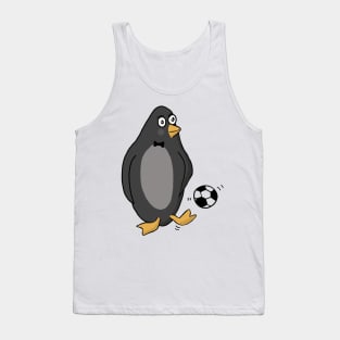 Cute Cartoon Soccer Penguin Tank Top